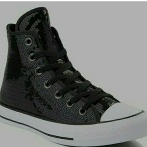 Converse Chuck Taylor All Star Hi Sequin(Black)